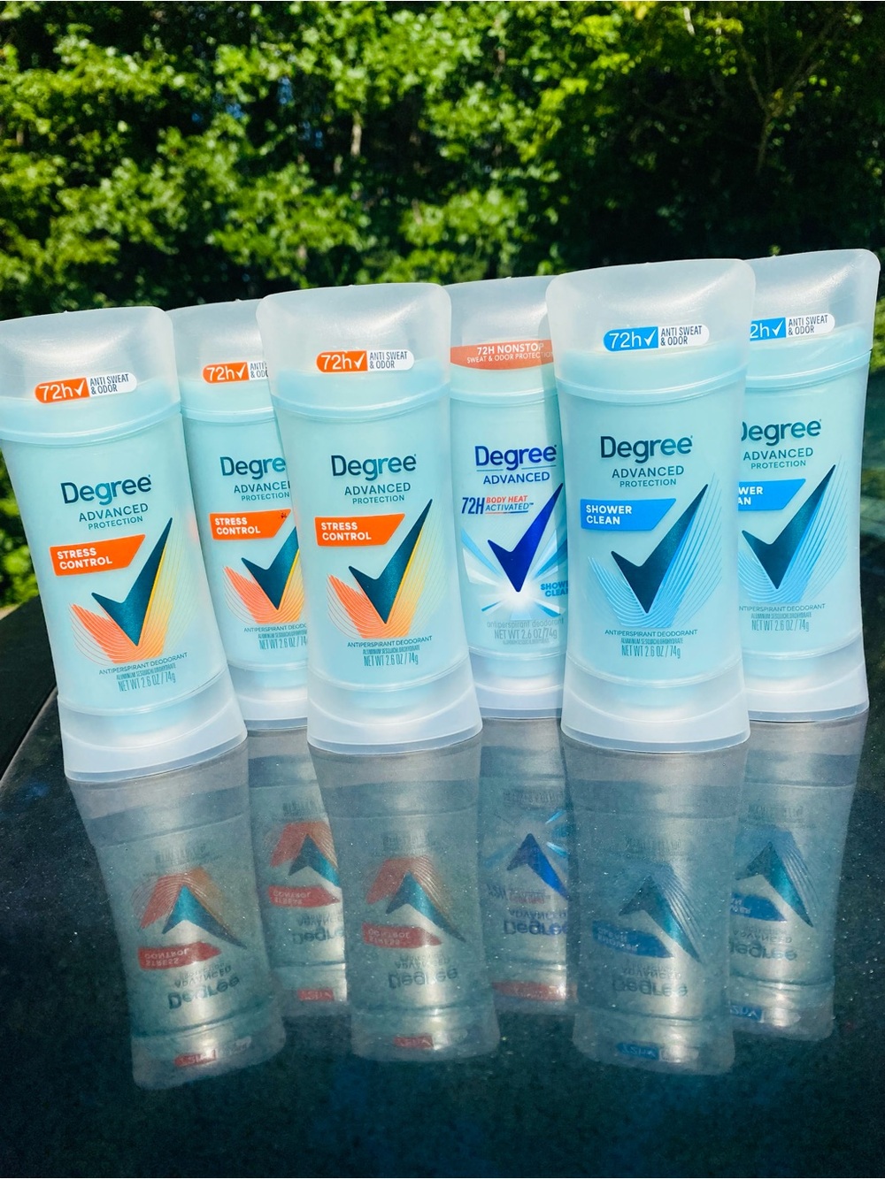 Degree deodorants (6)